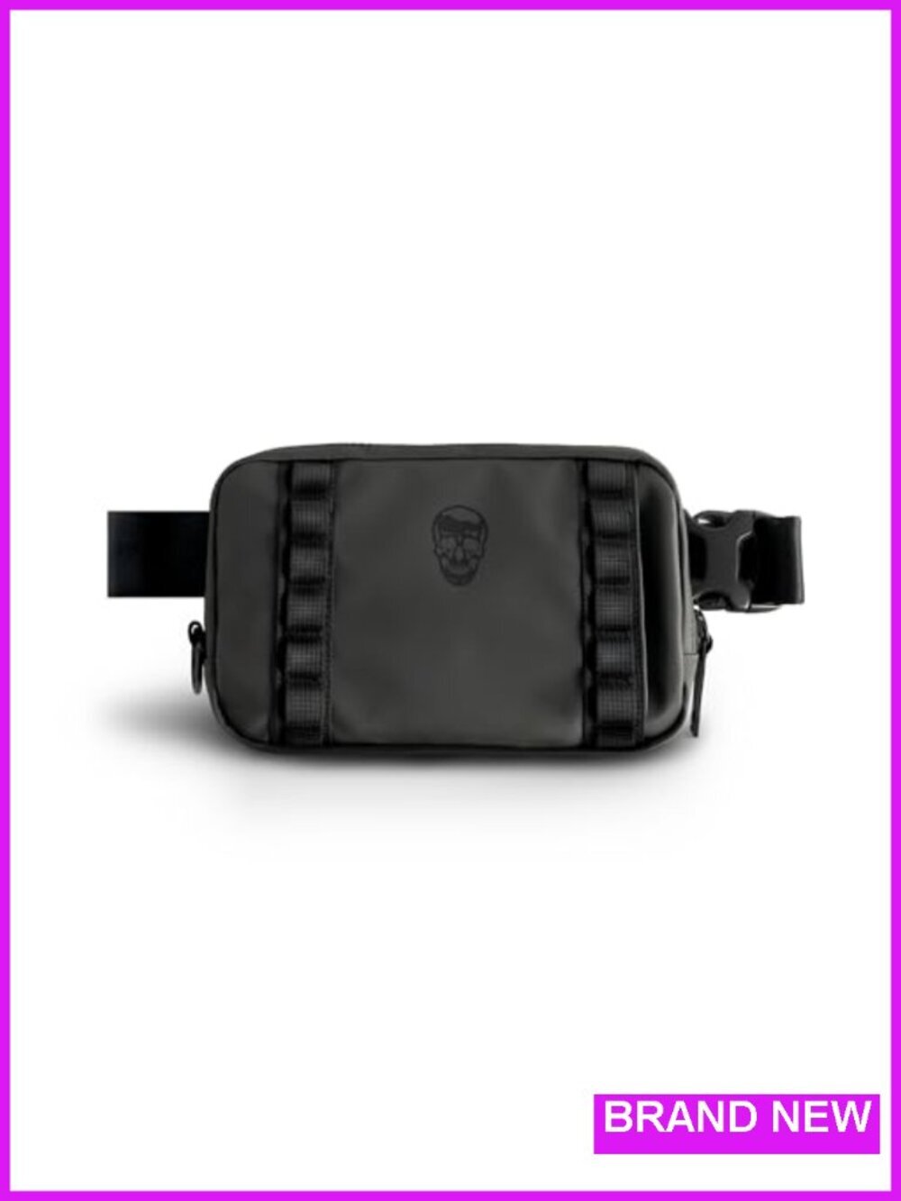 Water Resistant Crossbody Sling Bag with Hidden Pocket Adjustable Strap